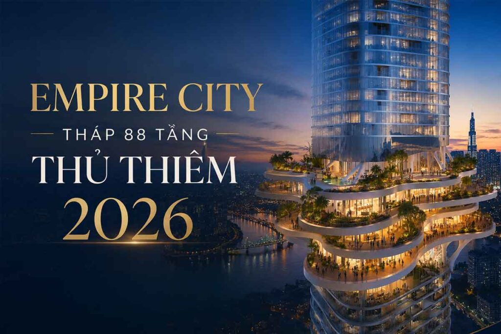 Dự án Empire City nổi bật với toà tháp 88 tầng