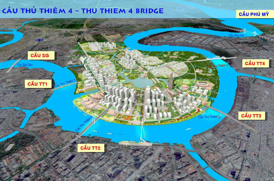 Hạ tầng kết nối đắt giá của KĐT Thủ Thiêm