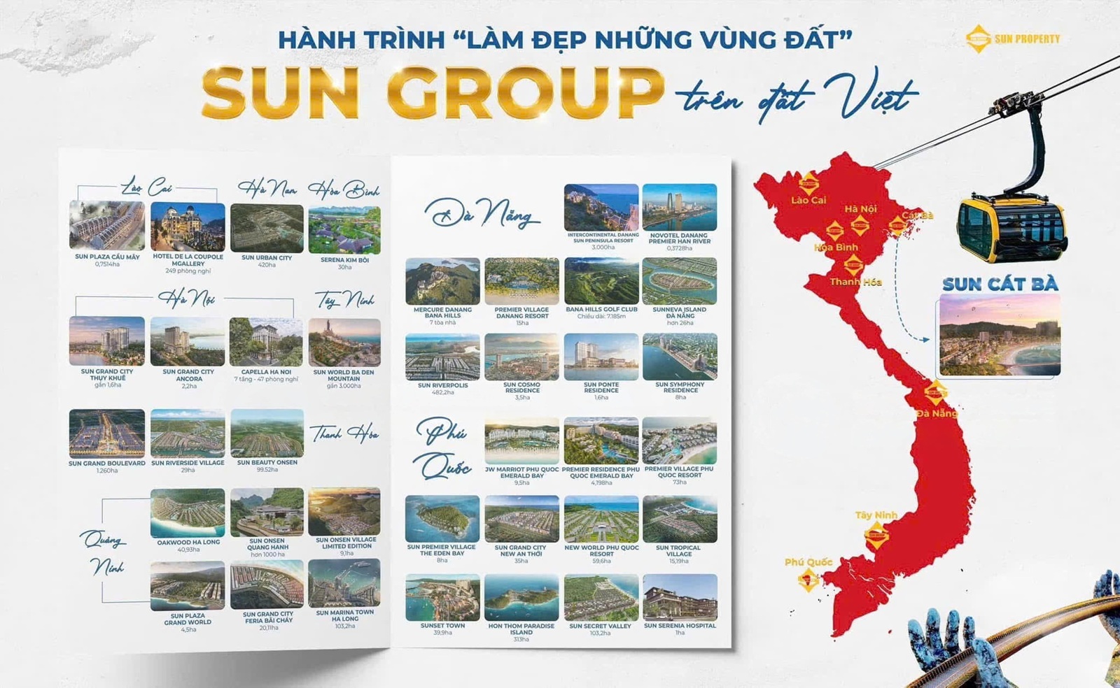 Sun Group và hành trình làm đẹp những vùng đất trên đất Việt